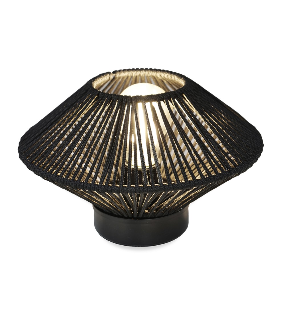 SOBREMESA LAOS NEGRO 1L E-27 240Ø